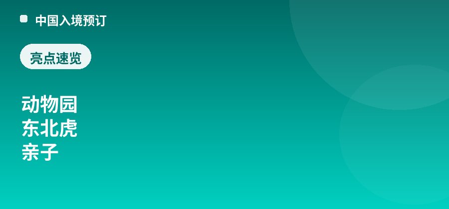 东北虎林园亮点：动物园、东北虎、亲子