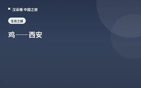鸡——西安
